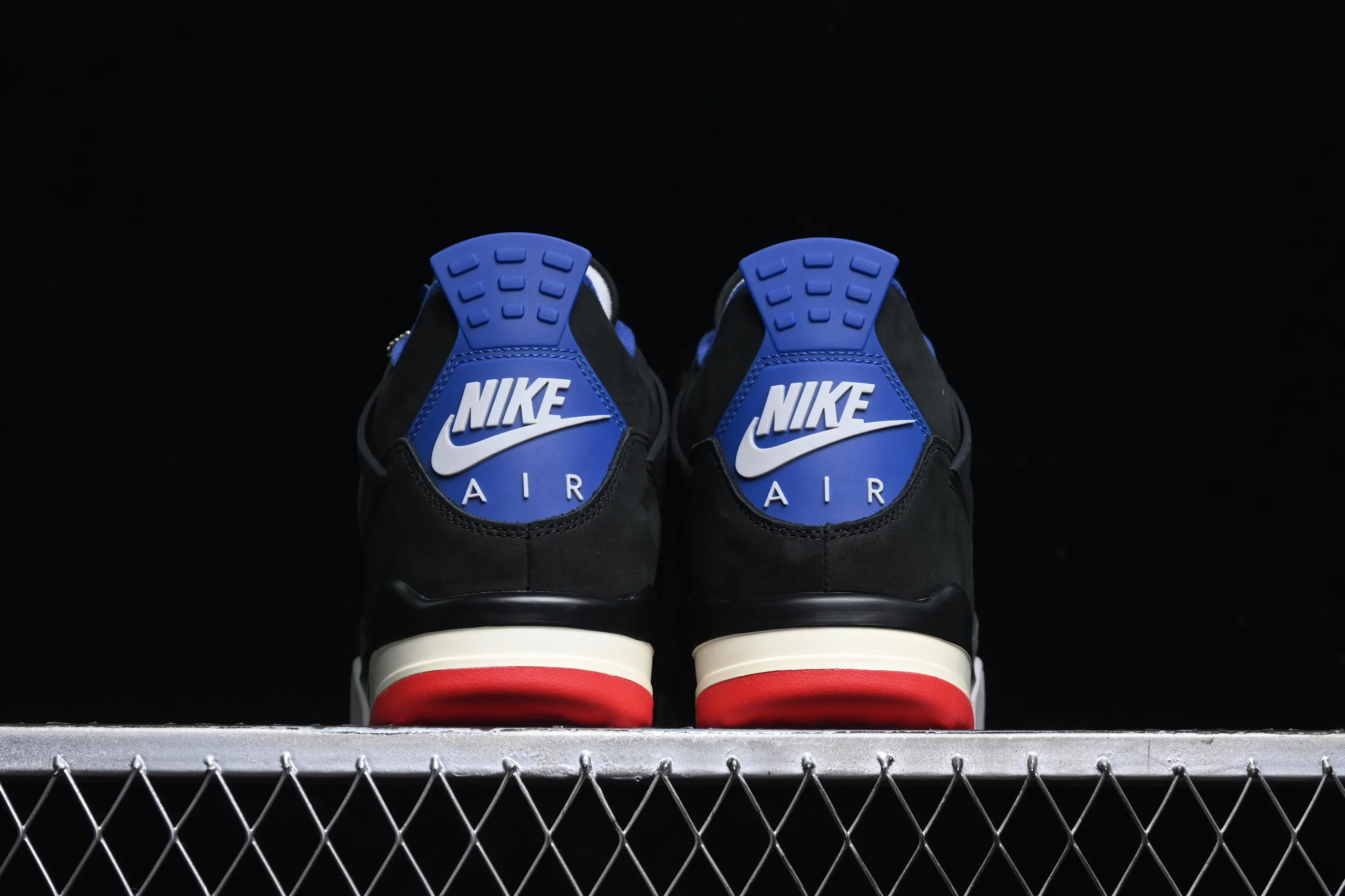 All categories Air Jordan Jordan series basketball shoes Air Jordan 4 GX foreign trade version Air Jordan 4 Retro "Lase" AJ4 Joe 4 black gray blue color FV5029-003